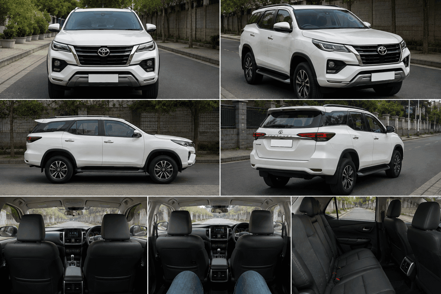 Toyota Fortuner (White) — Luxury